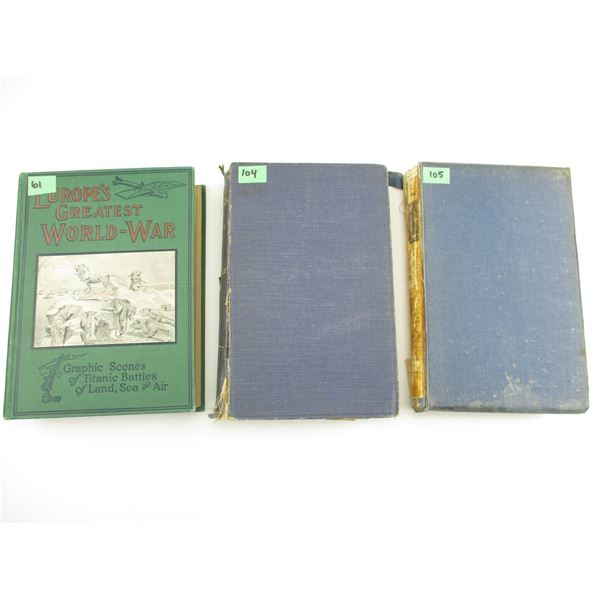 WORLD WAR I BOOK LOT