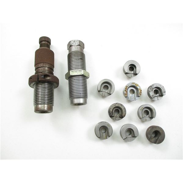 ASSORTED SHELL HOLDER AND RELOADING DIES LOT