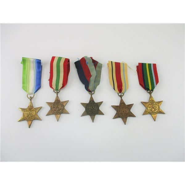 WWII ALLIED CAMPAIGN STAR LOT