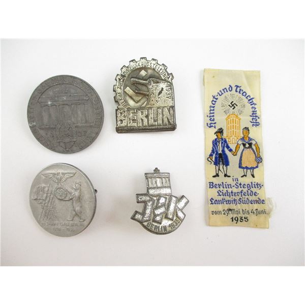PRE-WWII GERMAN NSDAP TINNY LOT