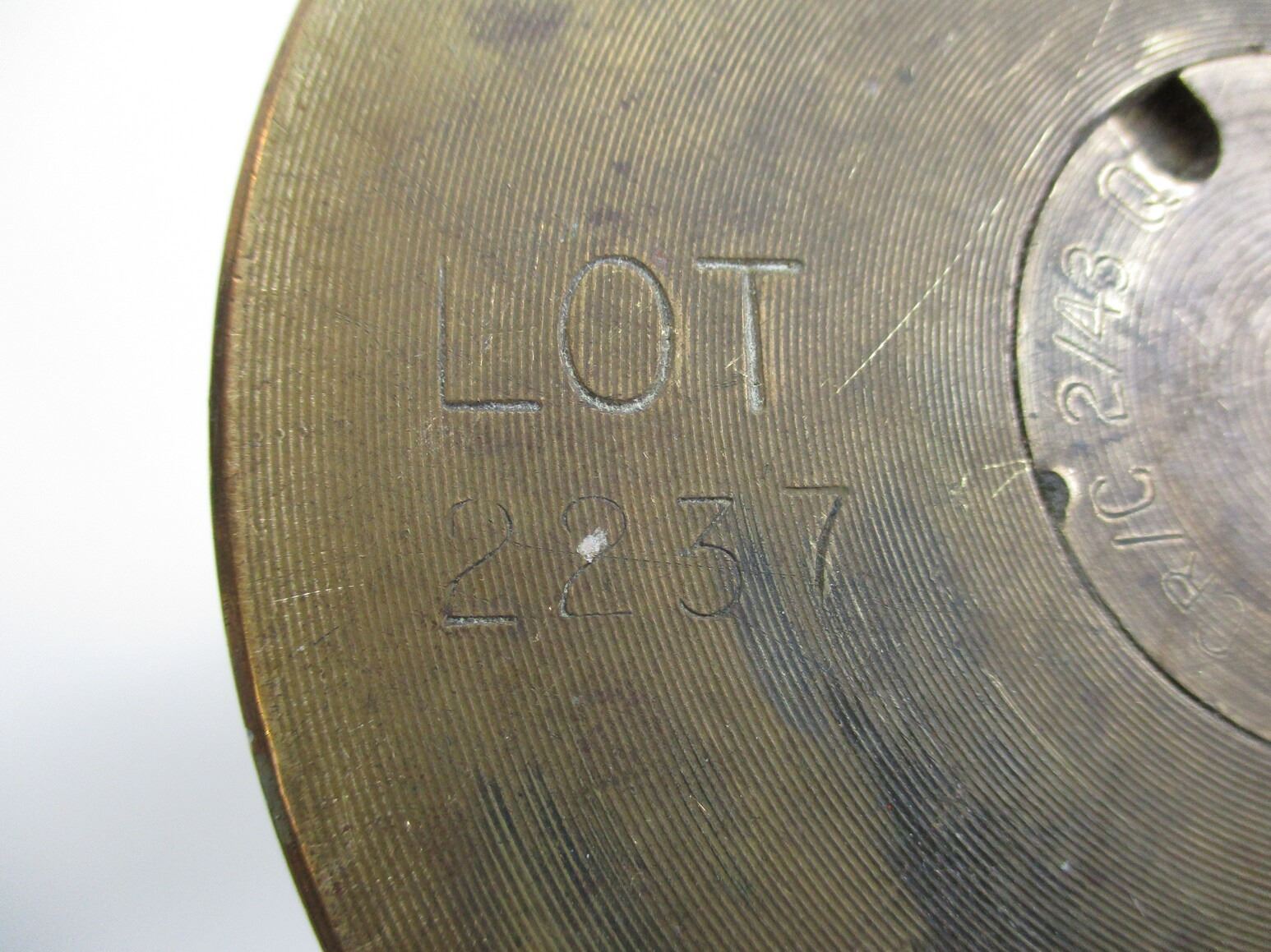 WWII BRITISH MILITARY 25-PDR SHELL CASING