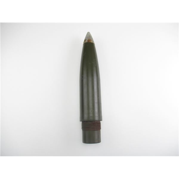MILITARY 75MM PRACTICE ROCKET PROJECTILE INERT