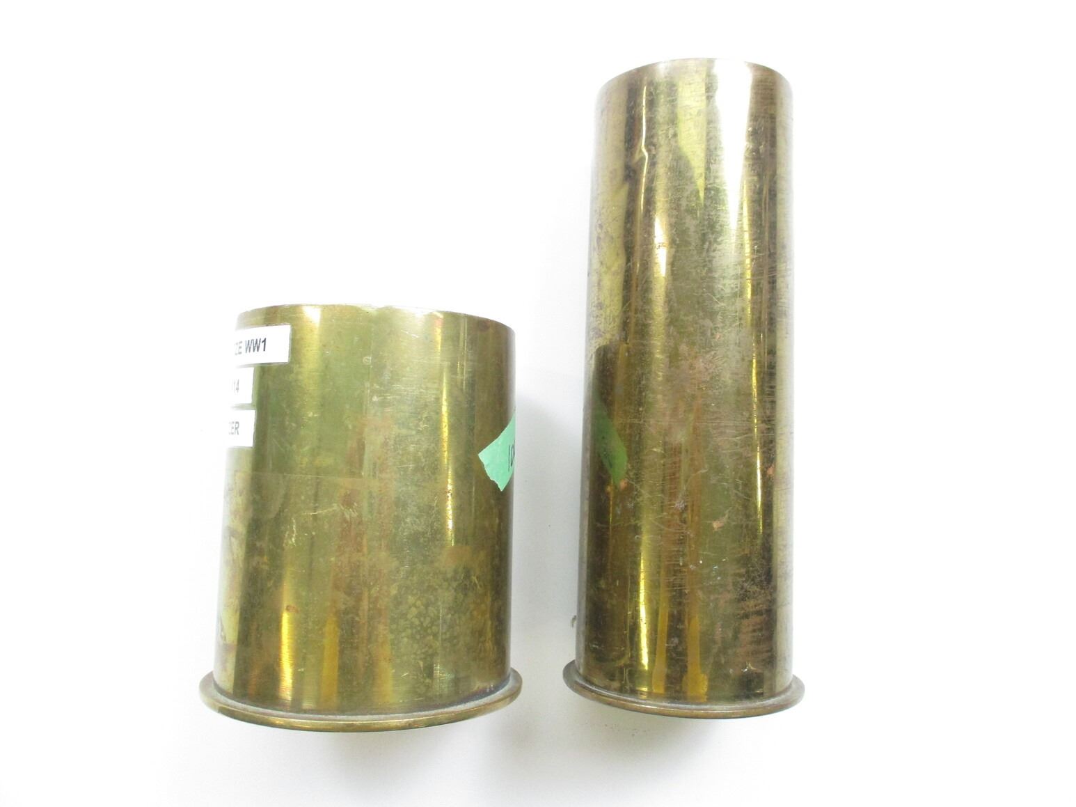 Shell Casing Rims ASSORTED WWI GERMAN SHELL CASING LOT