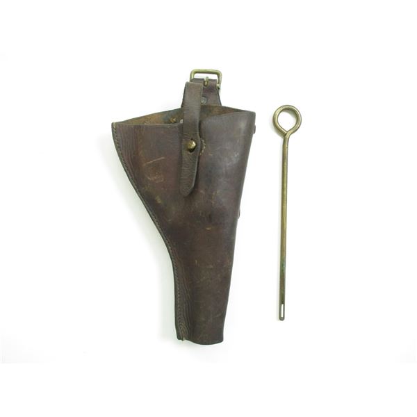 WWI BRITISH HOLSTER AND ROD LOT