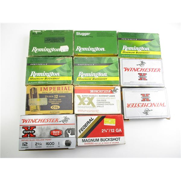 ASSORTED 12 GAUGE SLUGS LOT