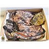 BOX WITH MOSSY OAK CAMOUFLAGE BACKPACK