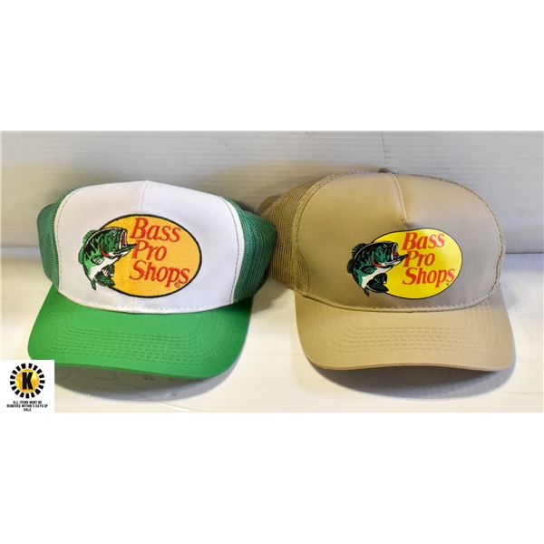 2 X BASS PRO HATS NEW