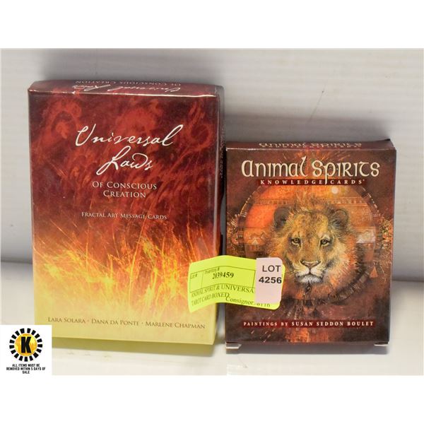 ANIMAL SPIRIT & UNIVERSAL TAROT CARD BOXED