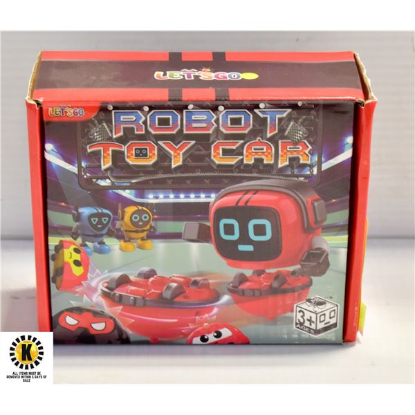 LETS GO ROBOT TOY CAR