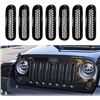 Image 1 : NEW BLACK CLIP IN FRONT FOR JEEP GRILLS - WRANGLER