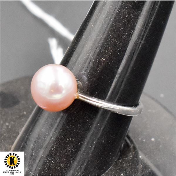 #408-FRESH WATER PEARL 9MM RING SIZE 6.75