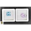 #67-NATURAL BLUE TOPAZ 4.55CT & AMETHYST 3.65CT
