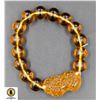 Image 1 : #245-YELLOW OBSIDIAN BRACELET 12MM /8MM