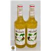 Image 1 : LOT OF 2 MONIN COCONUT SYRUPS