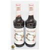 Image 1 : LOT OF 2 MONIN CHERRY SYRUPS