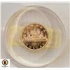Image 1 : CANADIAN 1963 ONE DOLLAR COIN PAPER WEIGHT COIN