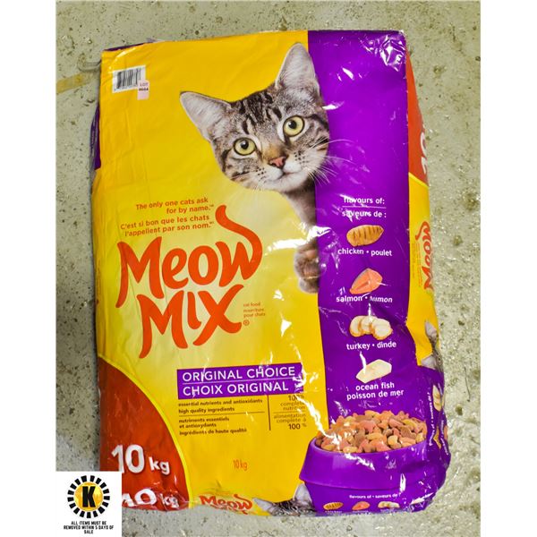 10KG BAG OF MEOW MIX CAT FOOD