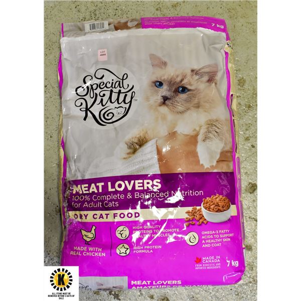 7KG BAG OF SPECIAL KITTY CAT FOOD