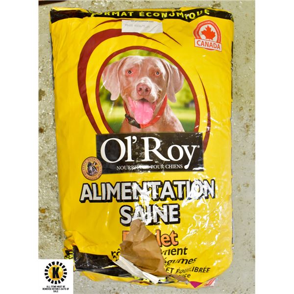 20KG BAG OF OL'ROY DOG FOOD