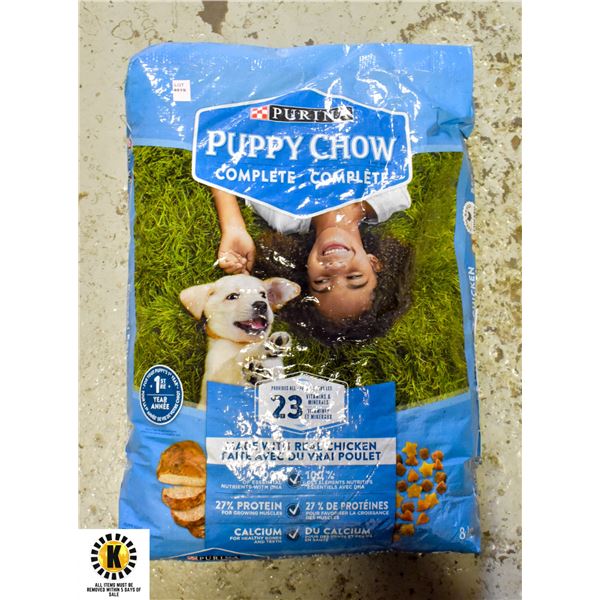 8KG BAG OF PURINA PUPPY CHOW