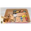 Image 1 : BOX OF WOODEN CHILDRENS TOYS