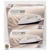 Image 1 : 2 NEW WHITE STEAMPLY PORTABLE TRAVEL STEAMERS
