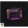 Image 1 : 26)  NATURAL EMERALD CUT AFRICAN AMETHYST