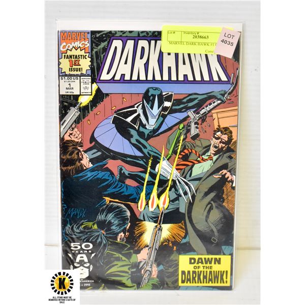 MARVEL DARK HAWK #1 COMIC