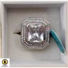 Image 1 : NEW .925 STERLING SILVER RING SIZE 6 WITH LARGE
