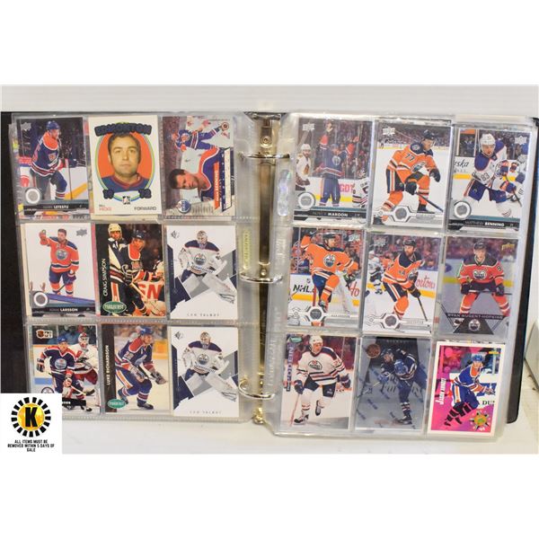 BINDER OF OVER 400 HOCKEY STARS & INSERTS