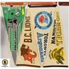 Image 1 : SET OF 4 VINTAGE CFL BANNERS