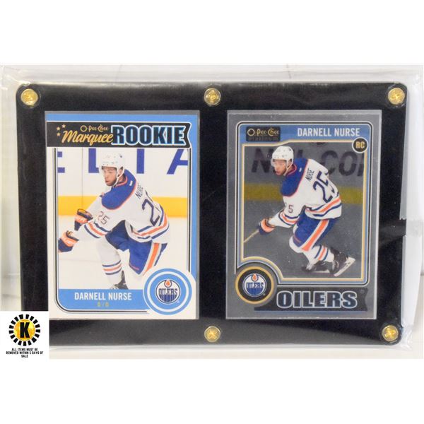 DARNELL NURSE ROOKIE CARDS 2 DIFFERENT FRAMED