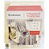 Image 1 : BROOKSTONE HEATED THROW 50 IN X 60 IN