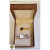 Image 1 : JEWELRY BOX W/ CUFFLINKS & TIE CLIP