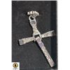 Image 1 : SILVER ALLOY CROSS AND CHAIN