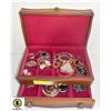 Image 1 : ESTATE JEWELRY BOX FULL OF JEWELRY