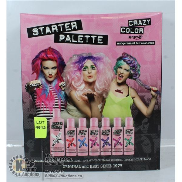 CRAZY COLOR STARTER PALLET SEMI PERMANENT HAIR