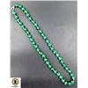 Image 1 : #55-GREEN MALACHITE BEAD BRACELET