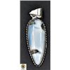 Image 1 : #143-NATURAL BLUE OPAL PENDANT