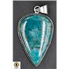 Image 1 : #131-NATURAL BLUE APATITE PENDANT