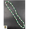 Image 1 : #51-NATURAL FRESH WATER , GREEN JADE  NECKLACE