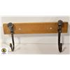 Image 1 : RAILROAD SPIKE CUSTOM COAT/HAT HANGER-ESTATE
