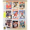 Image 1 : 9 CARD ROOKIE PAGE WITH FLEURY AND HASEK