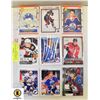 Image 1 : 9 CARD ROOKIE PAGE WITH SUNDIN AND JOHANSEN