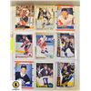 Image 1 : 9 CARD ROOKIE PAGE WITH MOGILNY, FEDOROV