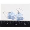 Image 1 : NEW BLUE CHERRY THEME DROP EARRINGS