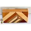 Image 1 : HAND MADE HARDWOOD CURIO BOX (FROM CUBA)