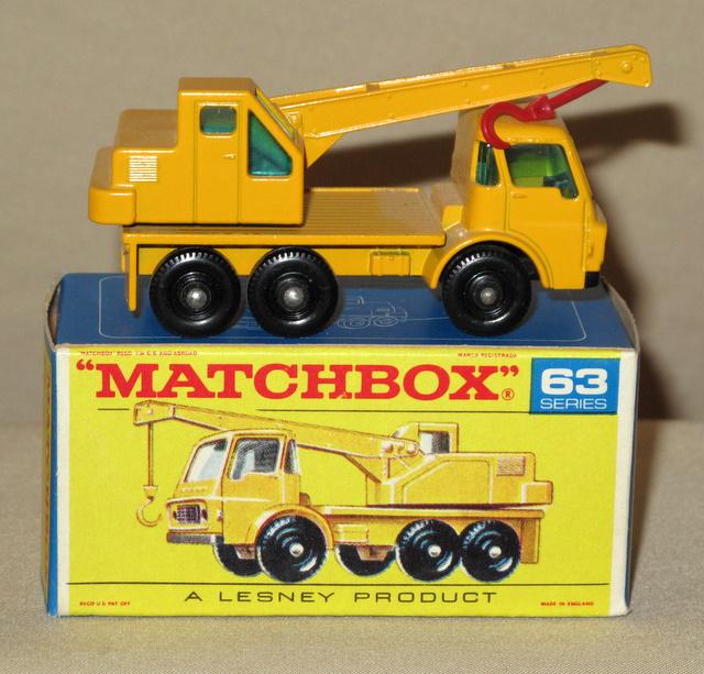 matchbox dodge crane truck