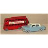 Image 1 : (2) Matchbox Vehicles--Peardrax Double Decker Bus w/ GPW & Hillman Mink Car w/ GMW