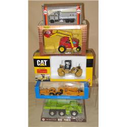 (5) Misc Construction Toys--Norscott, Mini-Power, & others